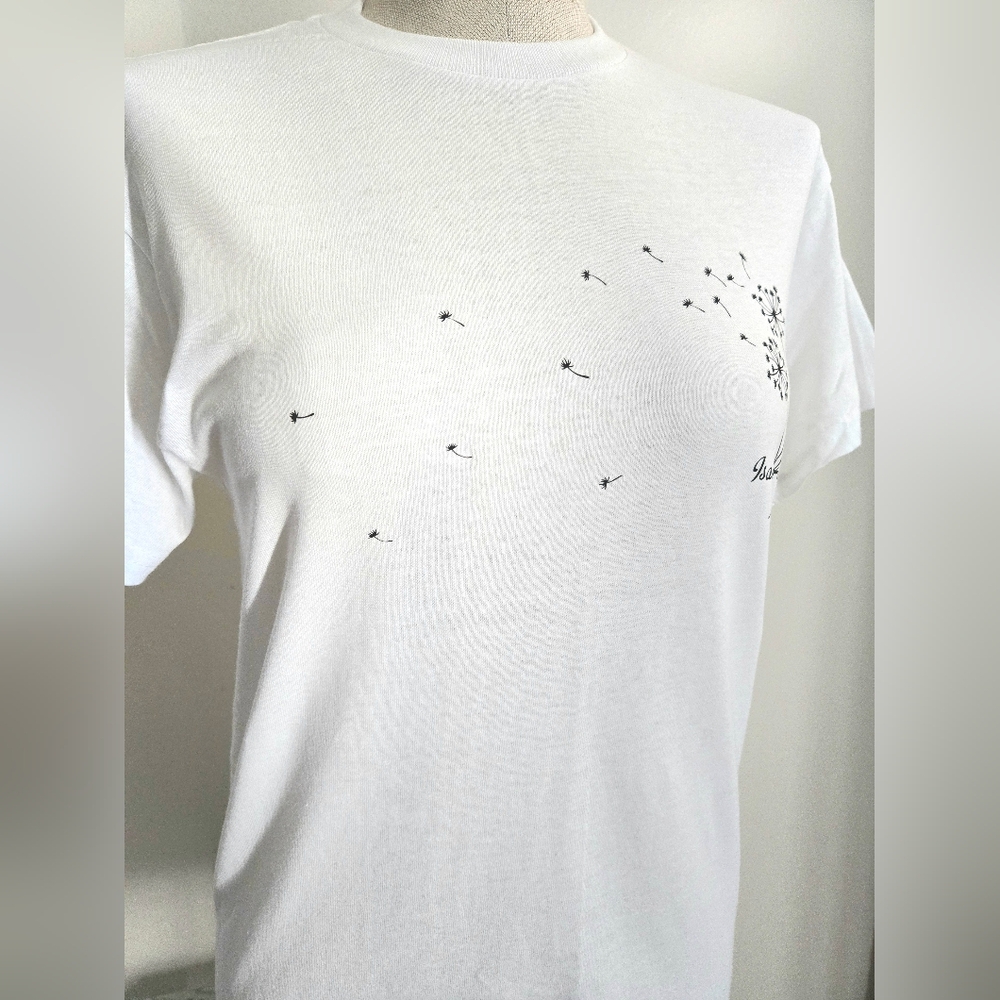 Handmade Unisex Dandelion Isaiah 40:8 T-Shirt - Picture 5 of 9